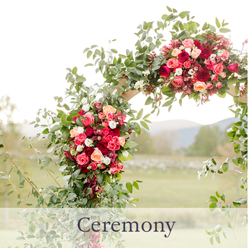 wedding ceremony flowers portfolio